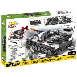 COBI Byggeklodser WW2 Stug III Ausf. F/8 &amp; Flammpanzer  - 548 Klodser