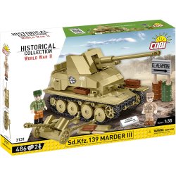 COBI Byggest WW2 Marder III Ausf. M - 367 Klodser