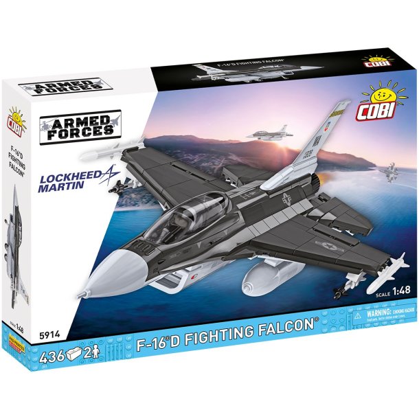 COBI Byggeklodser F-16D Fighting Falcon - Samlest med 436 klodser