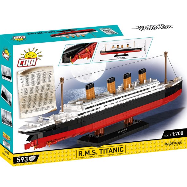 COBI Byggest Luksusliner RMS Titanic 593 klodser