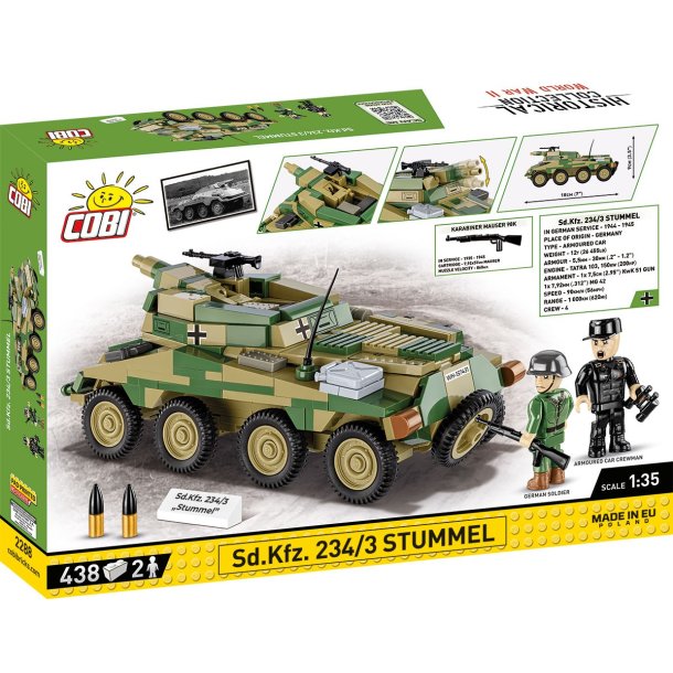 COBI Byggeklodser Sd.Kfz. 234/3 Stummel - 438 klodser