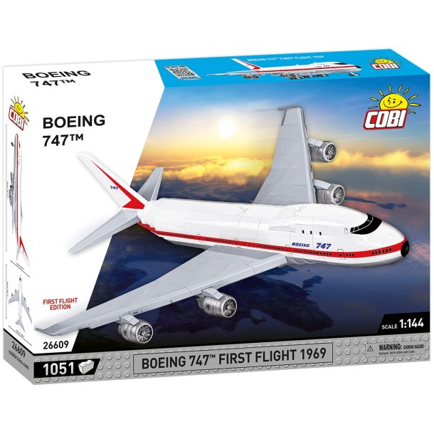 COBI Byggest Boeing 747 First Flight 1969 - 1051 Klodser 