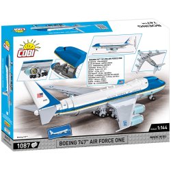 COBI Byggest Boeing 747 Air Force One - 1087 Klodser 