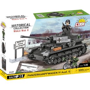 COBI Byggest Panzerkampfwagen IV Tiger Ausf. G - 643 Klodser