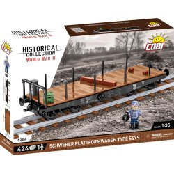 COBI Byggeklodser Schwerer Plattformwagen Type SSYS  - 424 klodser
