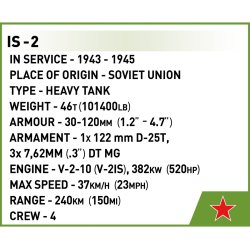 COBI Byggeklodser IS-2 Heavy Tank - 1051 klodser