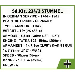 COBI Byggeklodser Sd.Kfz. 234/3 Stummel - 438 klodser
