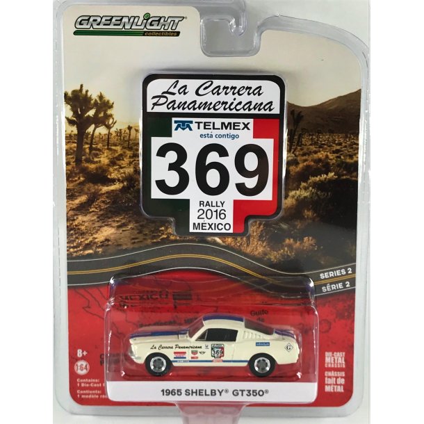Greenlight 1:64 La Carrera Panamericana Series 2- 1965 Shelby GT350