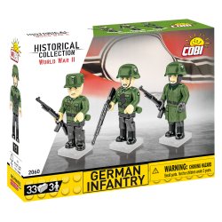 COBI Byggest - Figurer 3 stk - German Infantry
