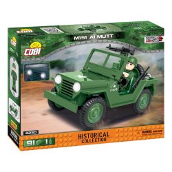 COBI Byggest Vietnam War M151 A1 MUTT - 91 Klodser