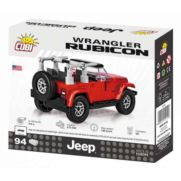 COBI Byggest Jeep Wrangler Rubicon - Samlest med 94 klodser
