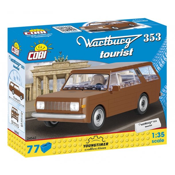 COBI Byggest Youngtimer Collection Wartburg 353 Tourist - 77 Klodser 