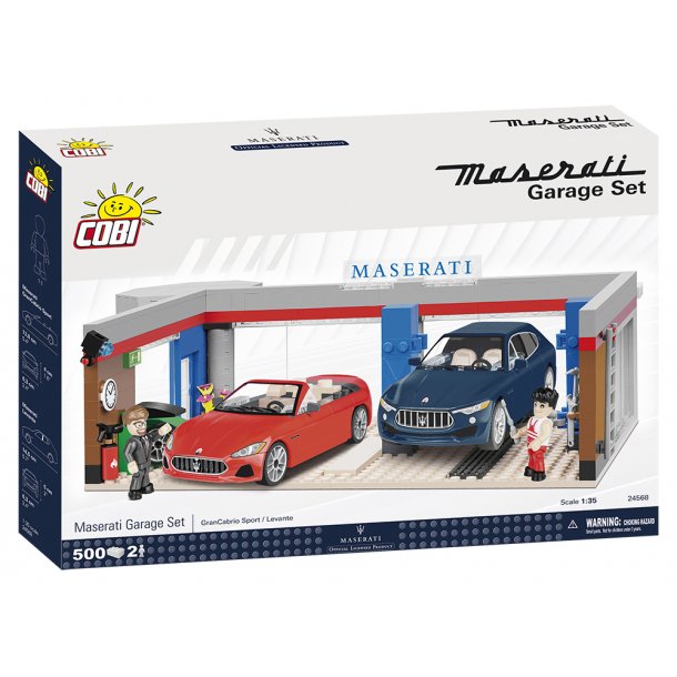 COBI Byggesæt Maserati Garage Set - 500 Klodser 