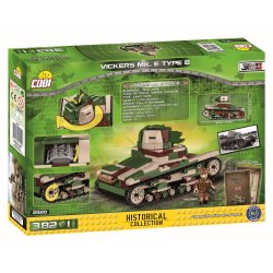 COBI Byggest Vickers MK. E Type B - Samlest med 382 klodser