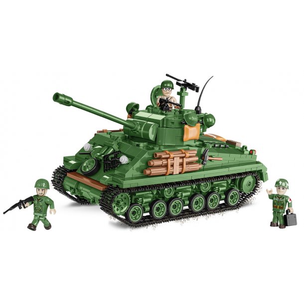 COBI Byggest Sherman M4A3E8 "Easy Eight" - Samlest med 745 klodser