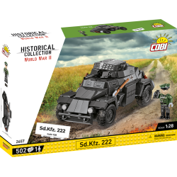 COBI Byggest WW2 SD.KFZ. 222- 502 klodser