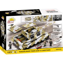 COBI Bygges�t Panzerj�ger Tiger Ausf. B Jagdtiger - 1371 klodser