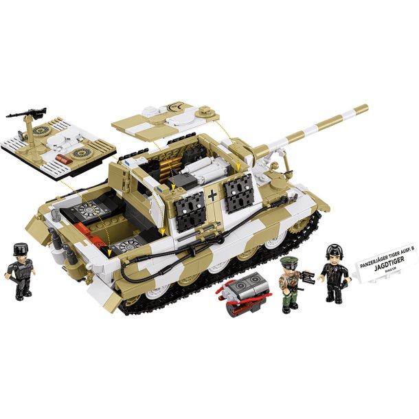 COBI Bygges�t Panzerj�ger Tiger Ausf. B Jagdtiger - 1371 klodser