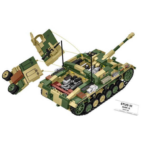 COBI Byggeklodser WW2 Stug III G  - 955 Klodser