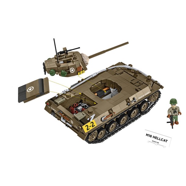 COBI Byggeklodser M18 Hellcat - 1026 klodser