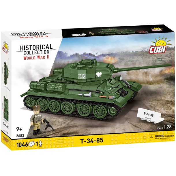 COBI Bygges�t T-34-85 - 1046 Klodser