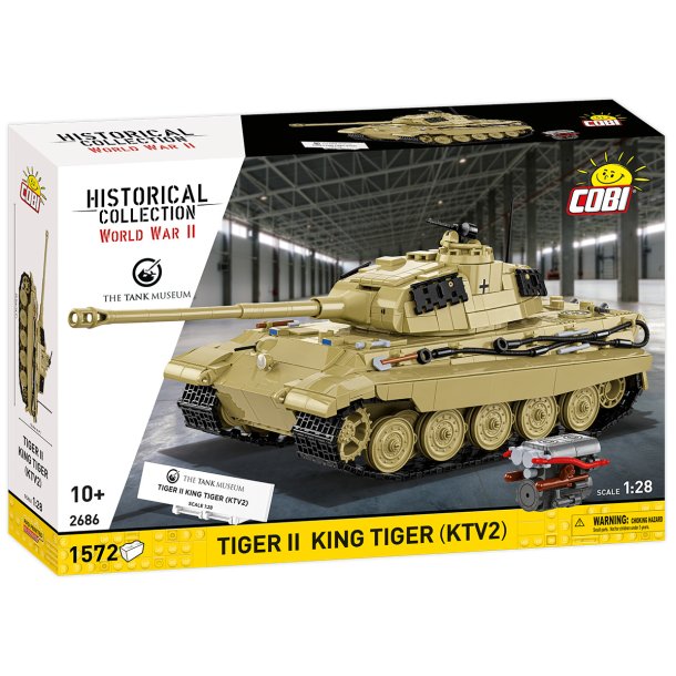 COBI Bygges�t Tiger II King Tiger (KTV2) - 1572 klodser