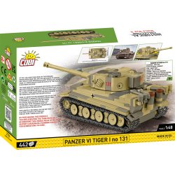 COBI Byggest Panzer VI Tiger 1 No 131 - Scale 1:48 - 442 klodser