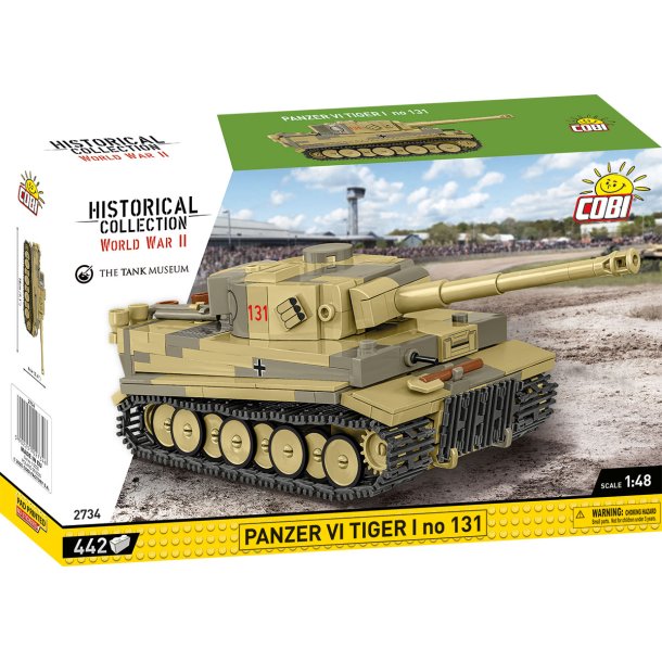 COBI Byggest Panzer VI Tiger 1 No 131 - Scale 1:48 - 442 klodser