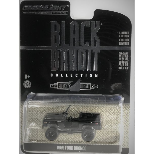 Greenlight 1:64 Black Bandit Series 21 - 1969 Ford Bronco