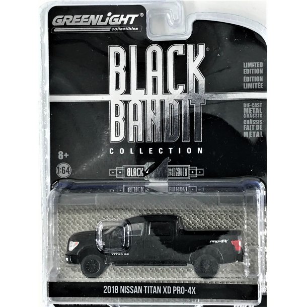 Greenlight 1:64 Black Bandit Series 21 - 2018 Nissan Titan XD Pro-4X 