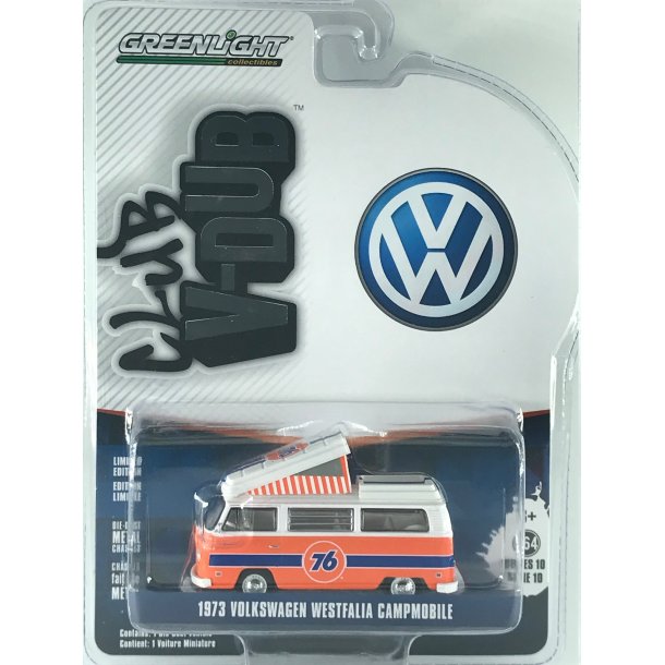 Greenlight 1:64 Club V-DUB Series 10 - 1973 Volkswagen Westfalia Campmobile