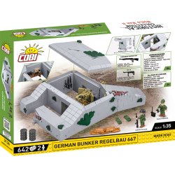 COBI Byggest - German Bunker regelbau 667 - 642 klodser