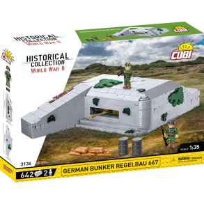 COBI Byggest - German Bunker regelbau 667 - 642 klodser