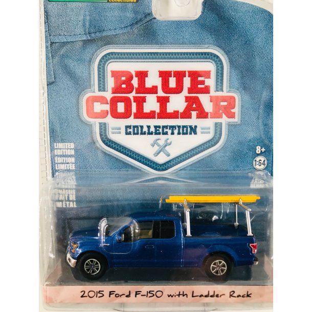 Greenlight 1:64 Blue Collar Series 3 - 2015 Ford F-150 with Ladder Rack