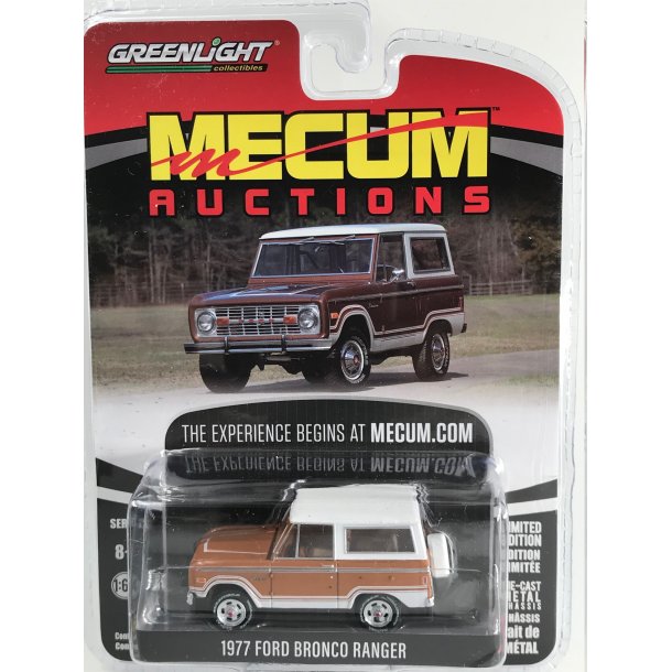 Greenlight 1:64 Mecum Auctions Series 3 - 1977 Ford Bronco Ranger