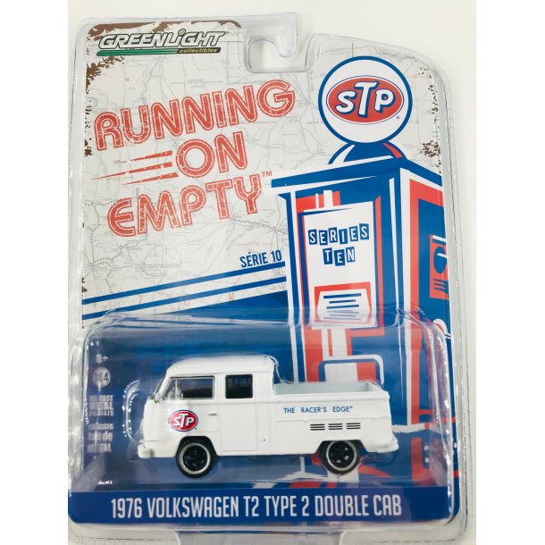 Greenlight 1:64 Running on Empty Series 10 - 1976 VW T2 Type 2 Double Cab STP