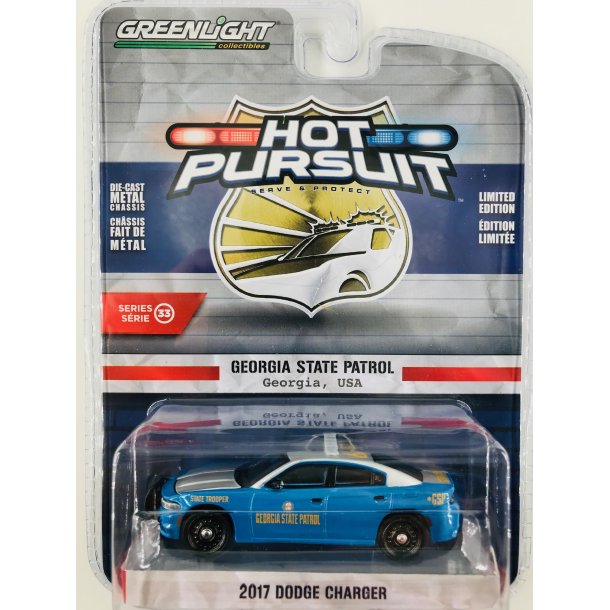 Greenlight 1:64 Hot Pursuit Series 33 - Georgia State Patrol - 2017 Dodge Charger