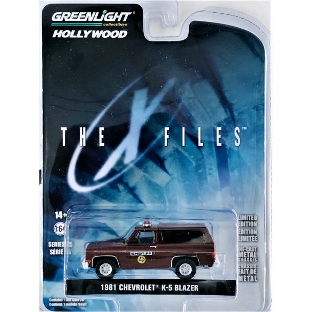 Greenlight 1:64 Hollywood The X Files - 1981 Chevrolet K-5 Blazer