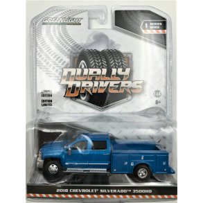 Greenlight 1:64 Durrly Drivers Series 1- 2018 Chrevrolet Silverado 3500HD