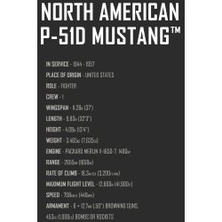 COBI Byggeklodser Top Gun P-51D Mustang - 350 klodser