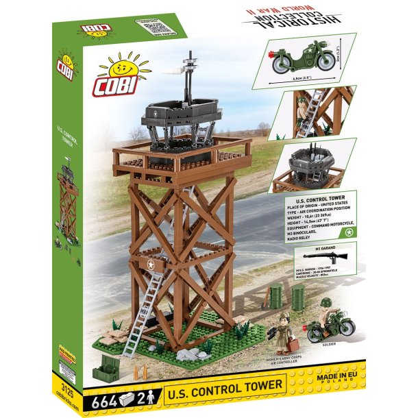 COBI Byggest - U.S. Control Tower - 664 klodser